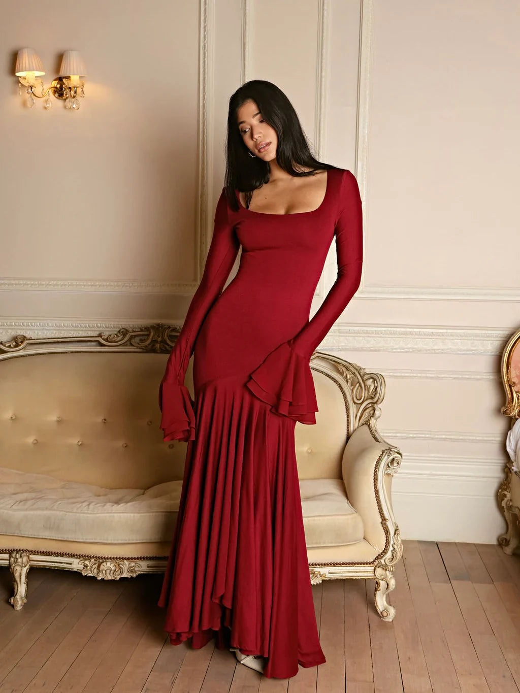 "Belle" Maxikleid
