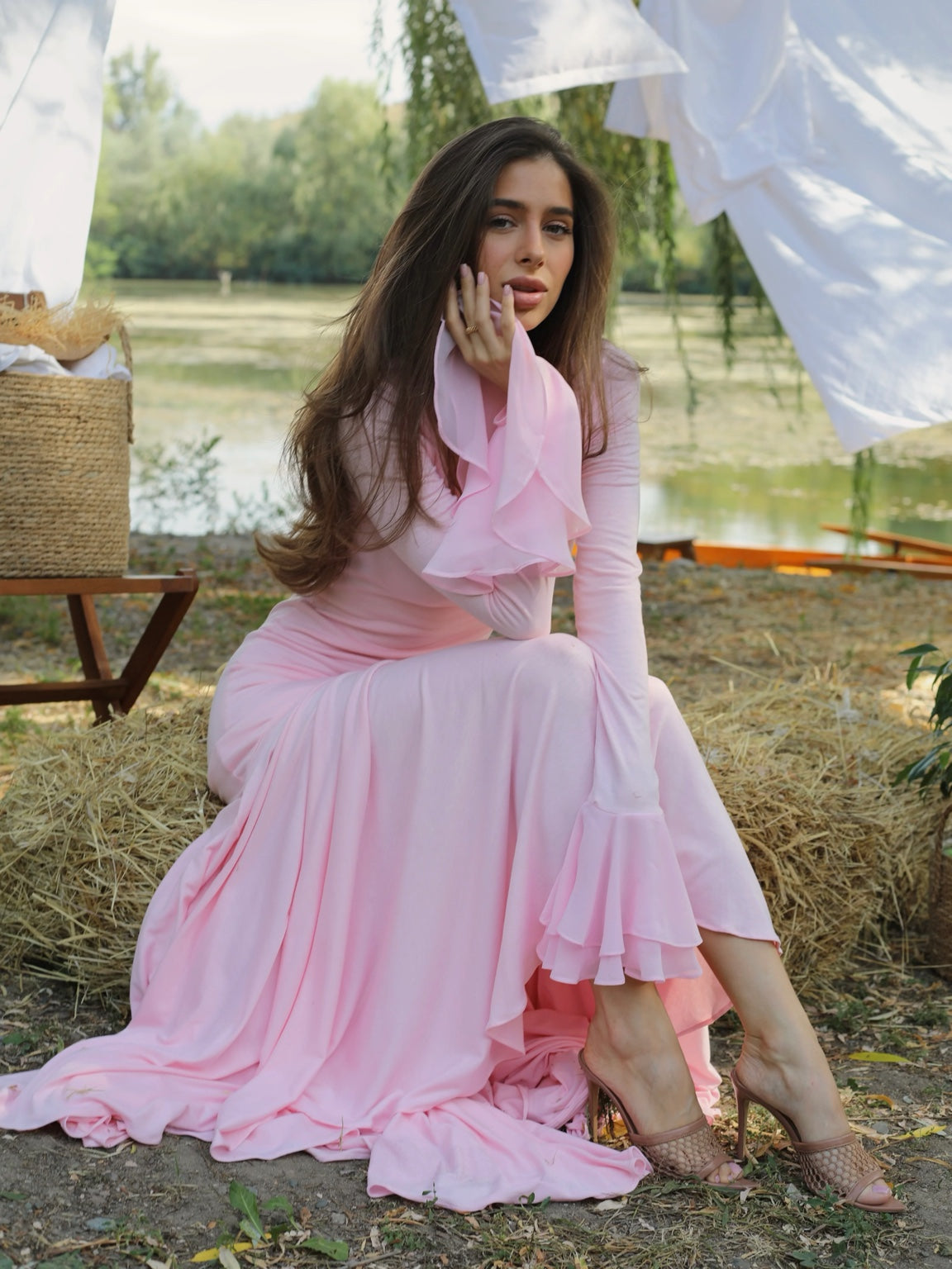 "Belle" Maxikleid
