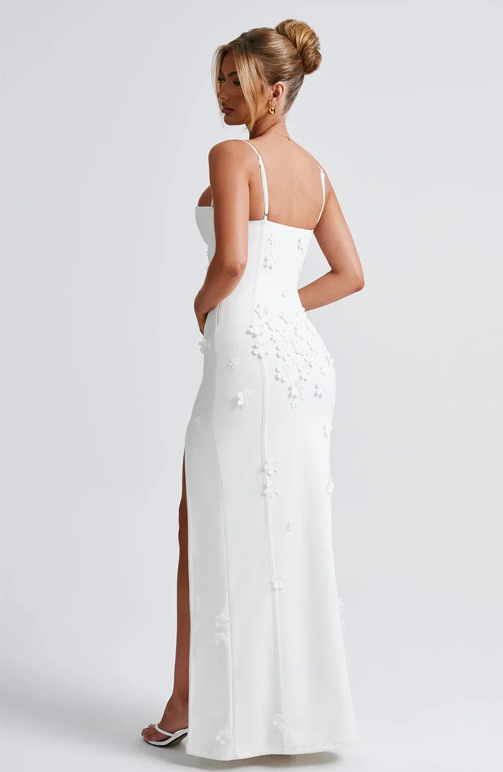 "Mariana" Maxikleid mit Blumen