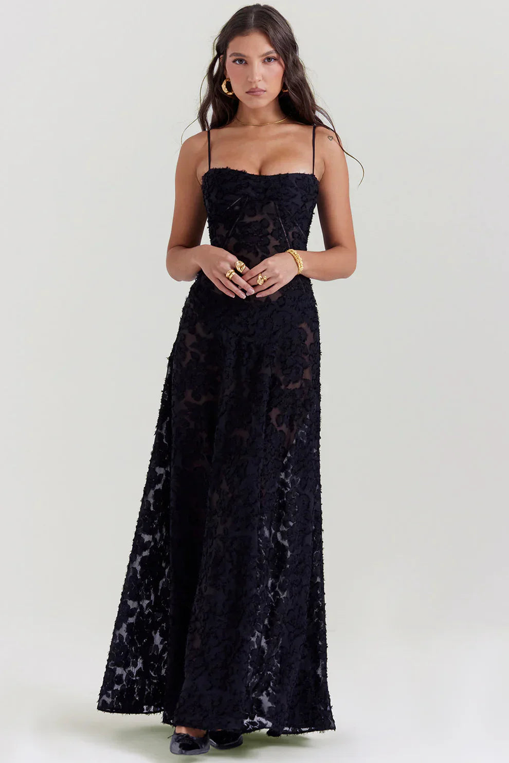 "Flora" Maxikleid
