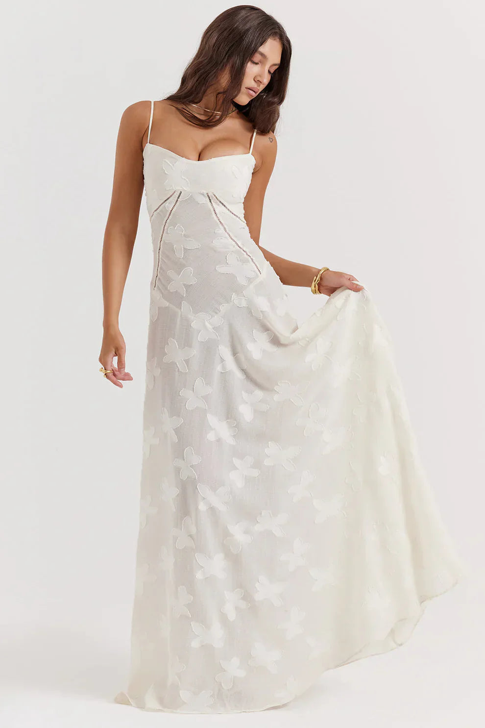"Flora" Maxikleid