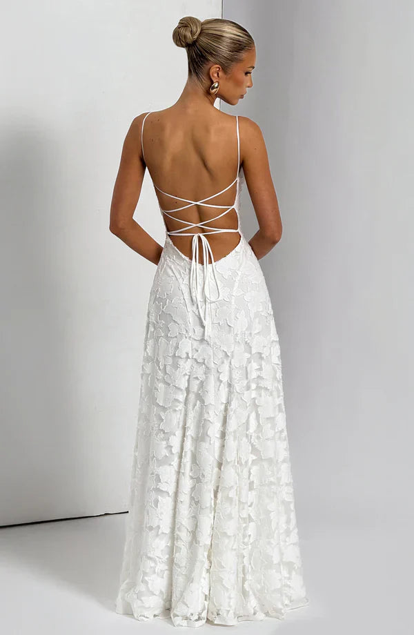 "Floral Lace" Maxikleid