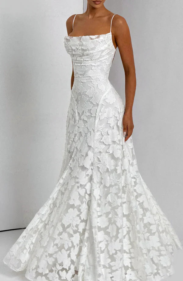 "Floral Lace" Maxikleid