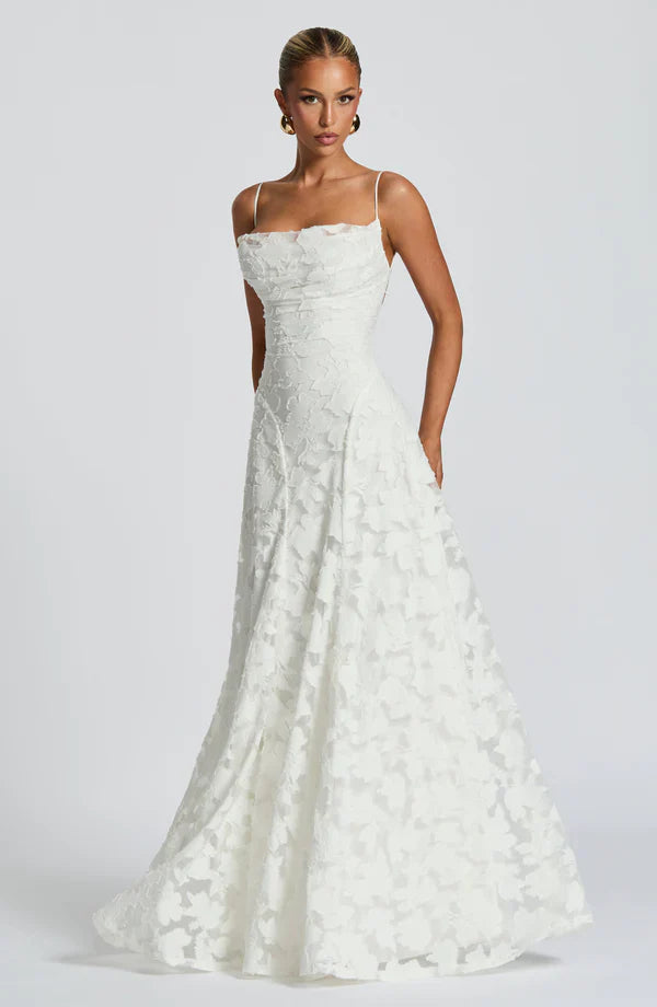 "Floral Lace" Maxikleid