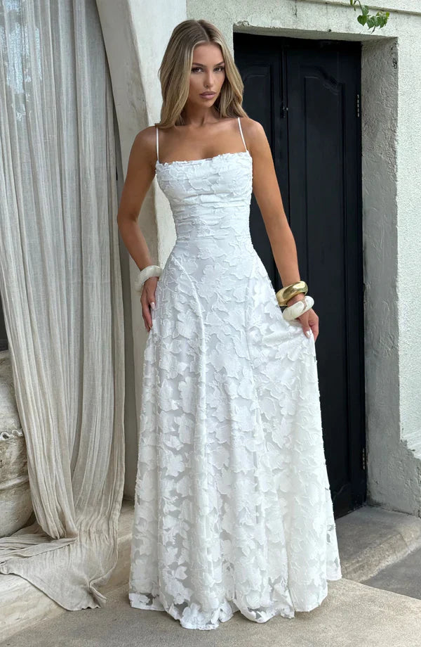 "Floral Lace" Maxikleid