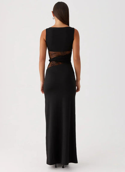 "Noire" Maxikleid