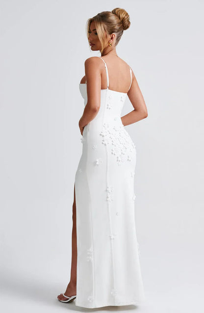 "Mariana" Maxikleid mit Blumen
