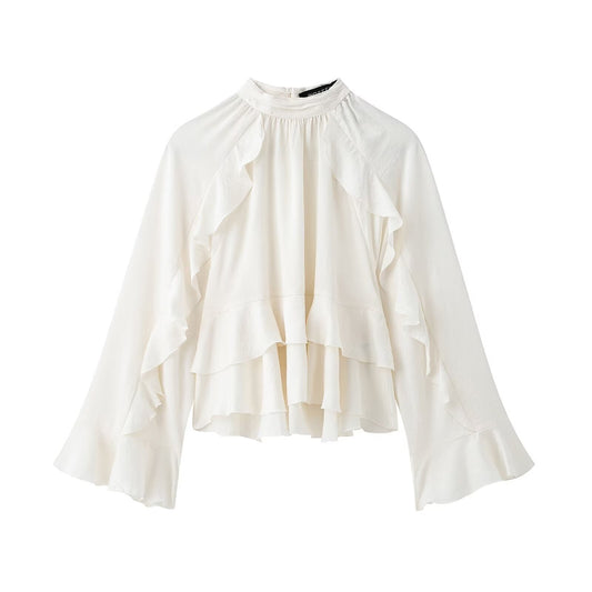 "Boho" Rüschenbluse