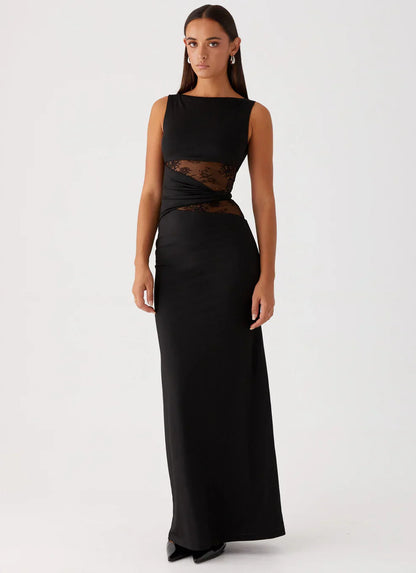 "Noire" Maxikleid