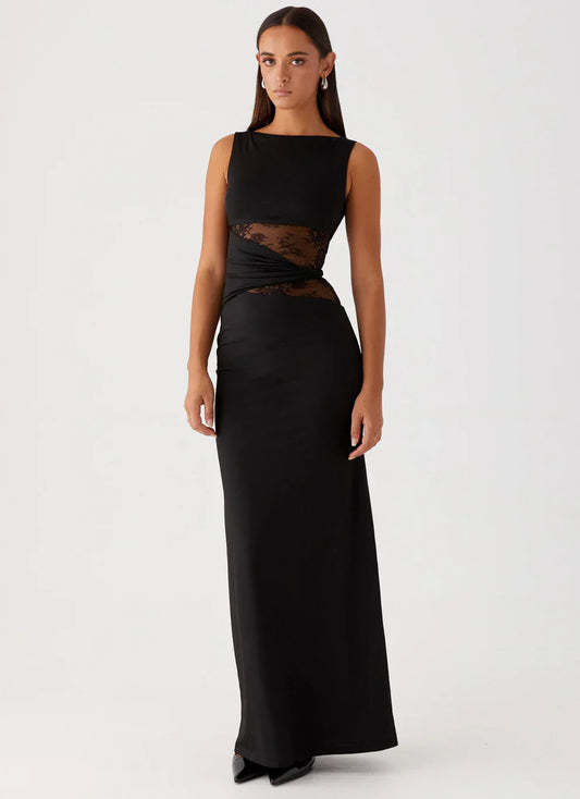 "Noire" Maxikleid