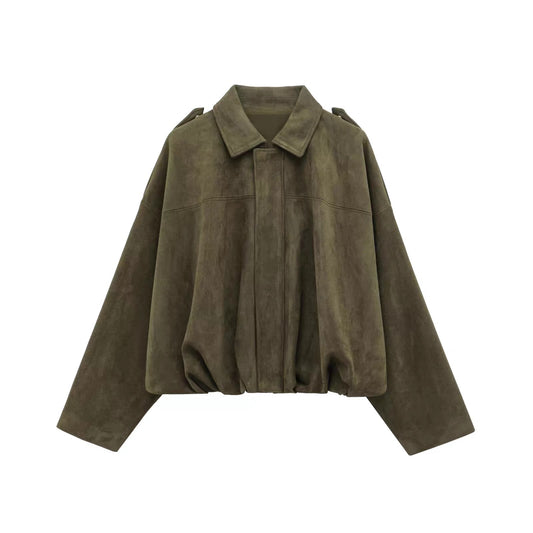 "Zarah" Suede Jacke