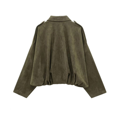 "Zarah" Suede Jacke