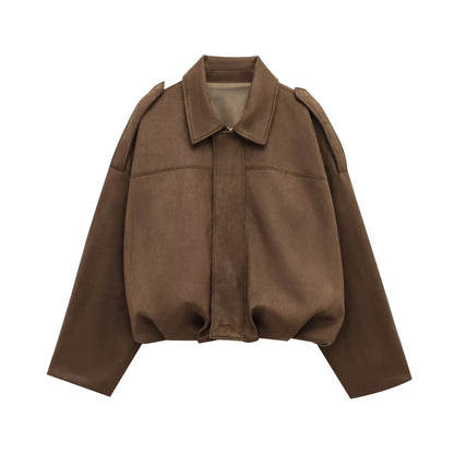 "Zarah" Suede Jacke