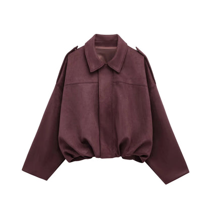 "Zarah" Suede Jacke